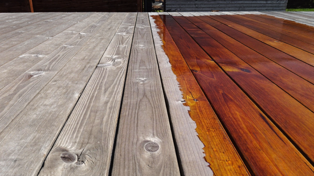 Deck sanding and oiling Perth
